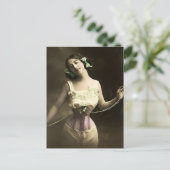 彼女の腰を狭める ポストカード (スタンド正面)