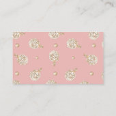 彼女の腹のチケット、ピンクのクマの風船の大きさ エンクロージャーカード (裏面)