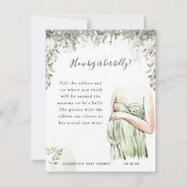 彼女の腹の大きさ |赤ちゃんシャワーゲーム