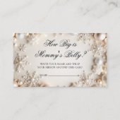 彼女の腹は真珠の雪片 エンクロージャーカード (正面)