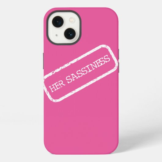 「彼女の腹立たしさ」 iPhoneケース (裏面)