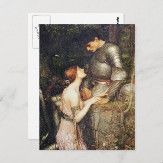 彼女の膝の上のラミア ポストカード (正面/裏面)