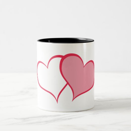 彼女の良い半分マグカップ彼女+彼女(1 / 2) ツートーンマグカップ (中央)