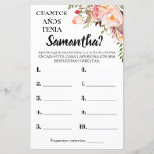 彼女の英語のゲームは何歳だったスペインの (裏面)