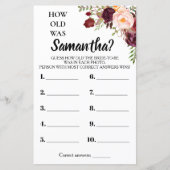 彼女の英語のゲームは何歳だったスペインの (正面)