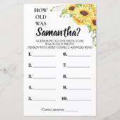 彼女の英語のゲームは何歳だったスペインの (正面)