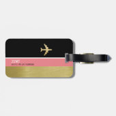 彼女の荷物を確認する ラゲッジタグ (裏面横)