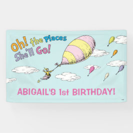 彼女の行く先は - 初めての誕生日 横断幕