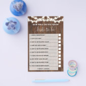 彼女の西シャワーゲームカードをどれくらい知っているか チラシ (シングル)