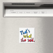 彼女の言った事は磁石だ マグネット (インサイチュ (食洗機))