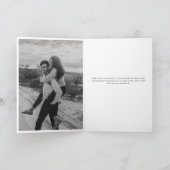 彼女の誓いカードのミニマリストのスクリプト誓いセージ緑 カード (内部)