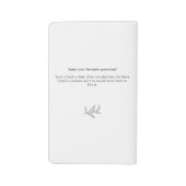 彼女の誓結婚い書のミニマリスト脚本 ラージMoleskineノートブック (裏面)