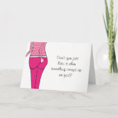 彼女の誕生日の挨拶のためのおもしろいな第30または年齢 カード (正面)