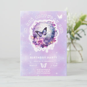 彼女の誕生日の誕生日の招待の女10代のの子 招待状
