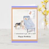 彼女の誕生日カード カード (黄色い花)