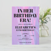 彼女の誕生日時代では年齢の誕生日パーティー 招待状 (スタンド正面)