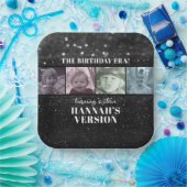 彼女の誕生日時代の写真時代の誕生日パーティー ペーパープレート (パーティー)