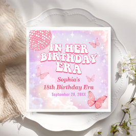 彼女の誕生日時代の誕生日パーティーで スタンダードカクテルナプキン