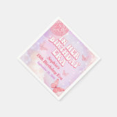 彼女の誕生日時代の誕生日パーティーで スタンダードカクテルナプキン (角)