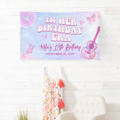 彼女の誕生日時代の誕生日パーティーで 横断幕 (インサイチュ)