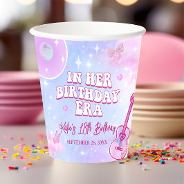 彼女の誕生日時代の誕生日パーティーで 紙コップ