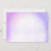 彼女の誕生日時代の誕生日パーティーの写真 招待状 (裏面)