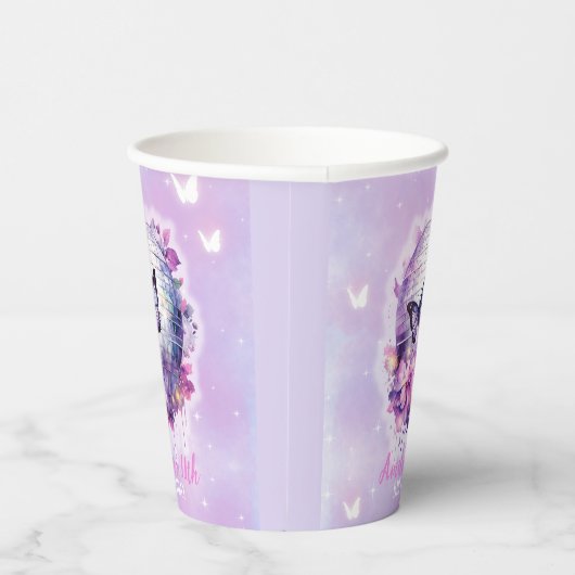 彼女の誕生日時代の誕生日パーティー紙カップ 紙コップ (右)