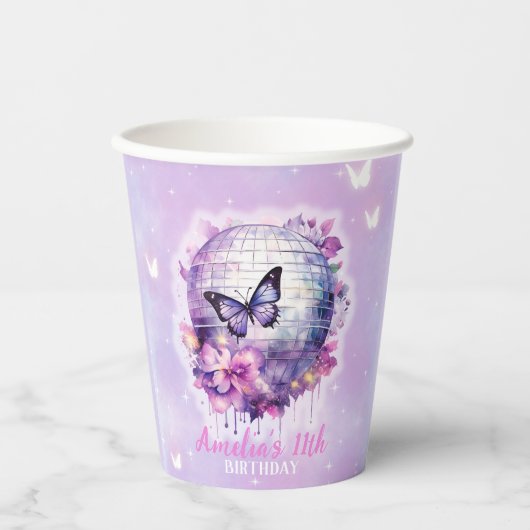 彼女の誕生日時代の誕生日パーティー紙カップ 紙コップ (正面)