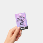 彼女の誕生日時代のVIPパス カスタムパーティー ラニヤード バッジ (Handheld)