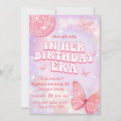 彼女の誕生日時代18th誕生日パーティーで 招待状 (正面)
