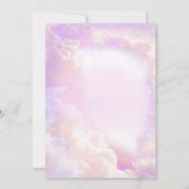 彼女の誕生日時代18th誕生日パーティーで 招待状 (裏面)