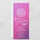 彼女の誕生日時代,時代パーティー,時代パーティー写真 招待状 (正面)