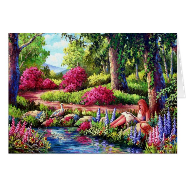 彼女の読書隠れ場所 (正面横)