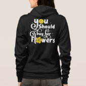 彼女の買花はT字 パーカ (裏面)