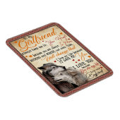 彼女の贈り物|私のガールフレンド宛の手紙 マグネット (右側)