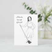 彼女の足のブライダルシャワーを掃引はがきを招待 インビテーションポストカード (スタンド正面)