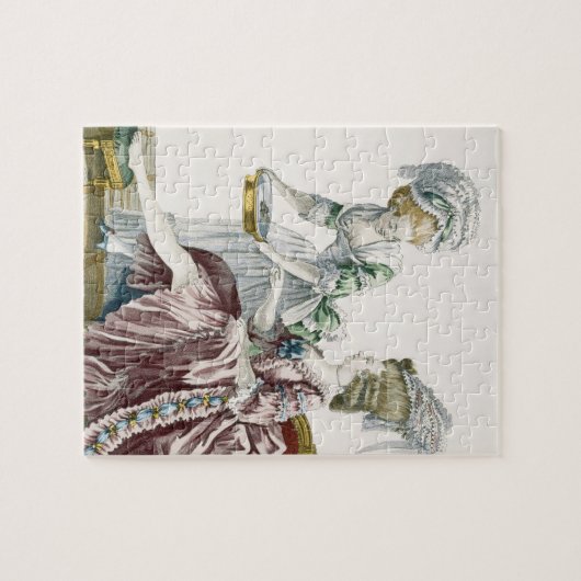 彼女の足を洗浄している上品な女性はめっきします32をからの「 ジグソーパズル (横)