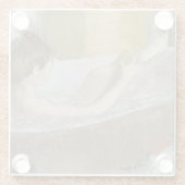 彼女の足を海綿で洗う彼女のBathのエドガー・ドガ|の女性 ガラスコースター (裏面)