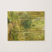 彼女の足を浸している若い女の子 ジグソーパズル (横)