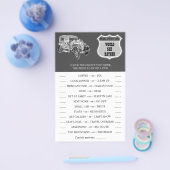 彼女の車のシャワ結婚ーのゲームカードは チラシ (シングル)