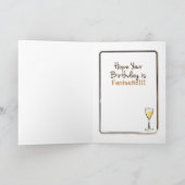 彼女の輝おもしろいくグラムのための年齢の誕生日カード カード (内部)