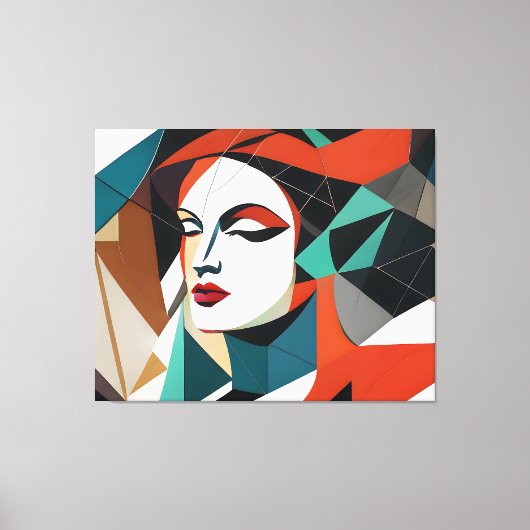 彼女の輝きの断片 キャンバスプリント (正面)