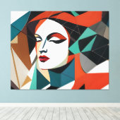 彼女の輝きの断片 キャンバスプリント (インサイチュ (ウッドフロア))