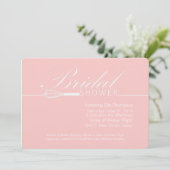彼女の遠くにでモダンなブライダルシャワーの招待状を払って下さい 招待状 (スタンド正面)