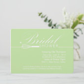 彼女の遠くにでモダンなブライダルシャワーの招待状を払って下さい 招待状 (スタンド正面)