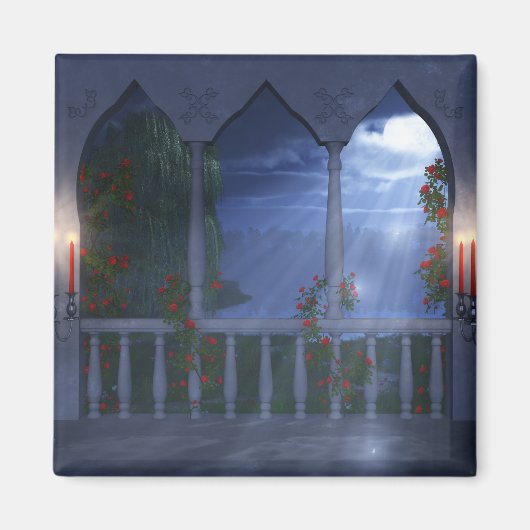 彼女の銀マントルマグネット マグネット (正面)