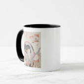 彼女の鏡の女性、出版されたc.1830 マグカップ (正面左)