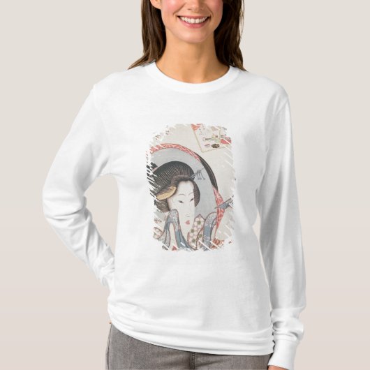 彼女の鏡の女性、出版されたc.1830 tシャツ (正面)