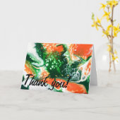 「彼女の開花はアマゾンのようなもの」ありがとう カード (黄色い花)