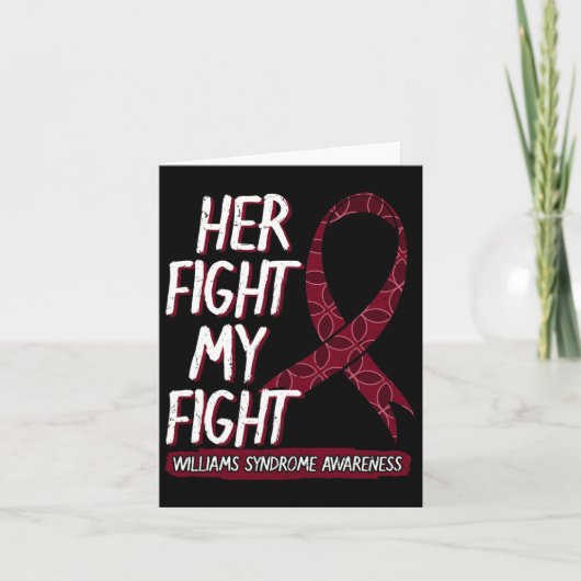 彼女の闘いは私の闘い ウィリアムス-ビューレン ウィリアムス カード (正面)